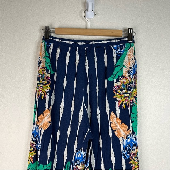 Free market by flying tomato Flowy tropical pants size small - Picture 7 of 8